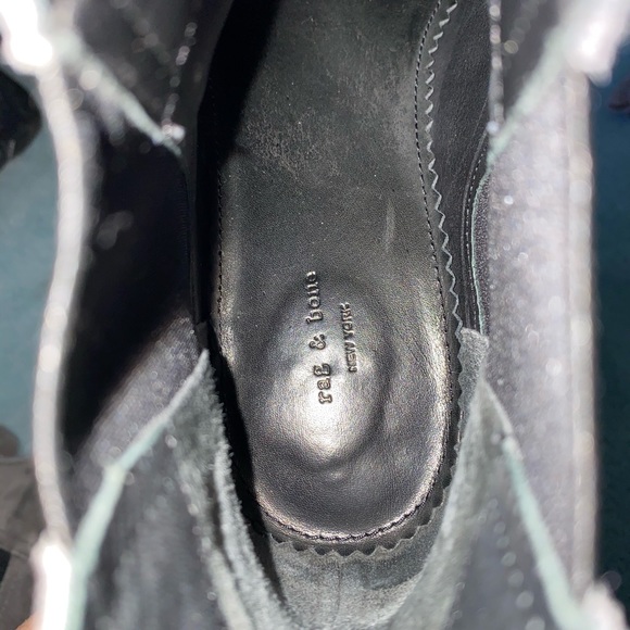 rag & bone Charcoal Suede Ankle Booties - Picture 4 of 4